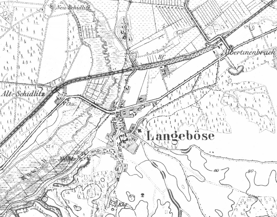 Ortskarte von Langeböse